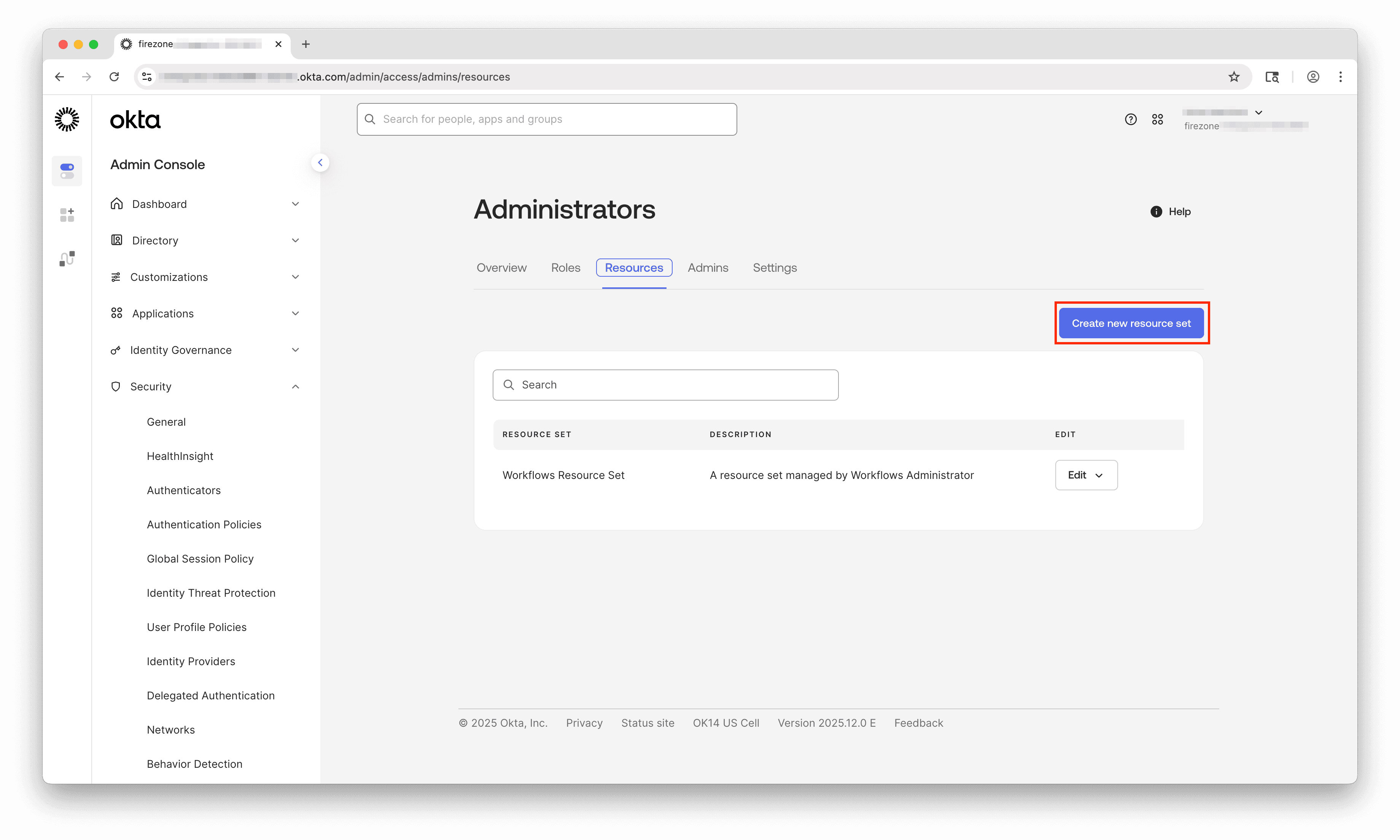 Okta Resource Set